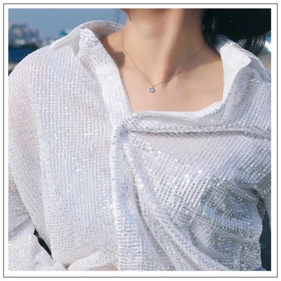 3/$30 🧿 Dainty Evil Eye Necklace - Picture 7 of 10